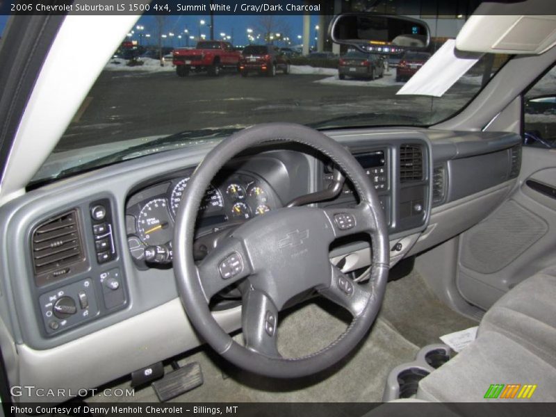 Summit White / Gray/Dark Charcoal 2006 Chevrolet Suburban LS 1500 4x4