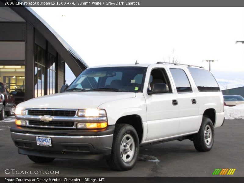 Summit White / Gray/Dark Charcoal 2006 Chevrolet Suburban LS 1500 4x4
