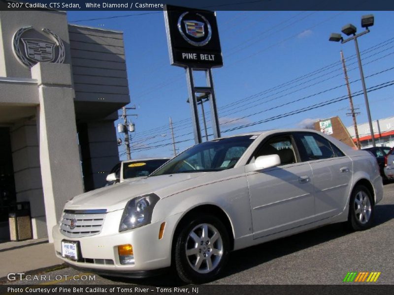 White Diamond / Cashmere 2007 Cadillac CTS Sedan