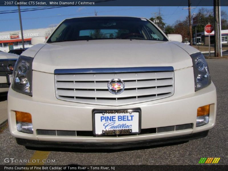 White Diamond / Cashmere 2007 Cadillac CTS Sedan