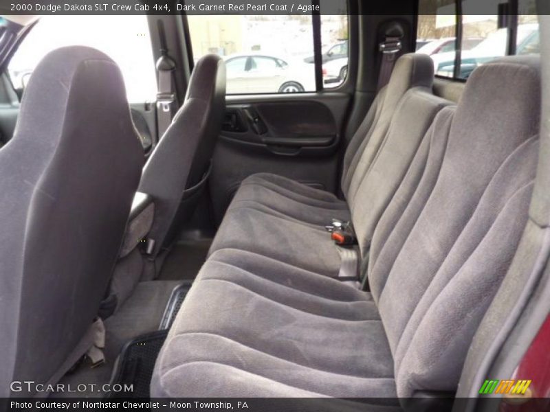 Dark Garnet Red Pearl Coat / Agate 2000 Dodge Dakota SLT Crew Cab 4x4