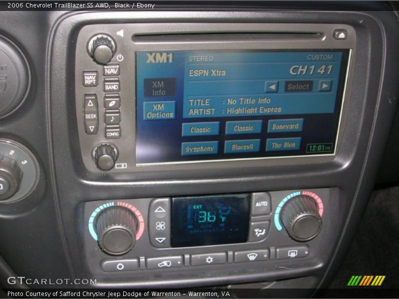 Black / Ebony 2006 Chevrolet TrailBlazer SS AWD