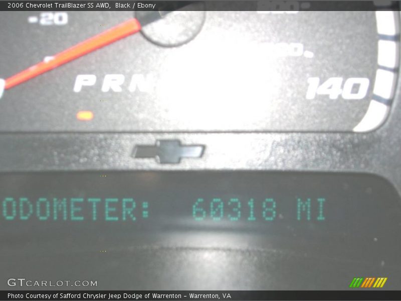 Black / Ebony 2006 Chevrolet TrailBlazer SS AWD