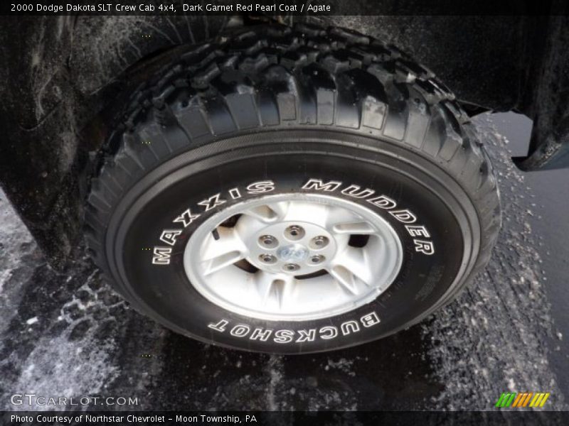 Dark Garnet Red Pearl Coat / Agate 2000 Dodge Dakota SLT Crew Cab 4x4