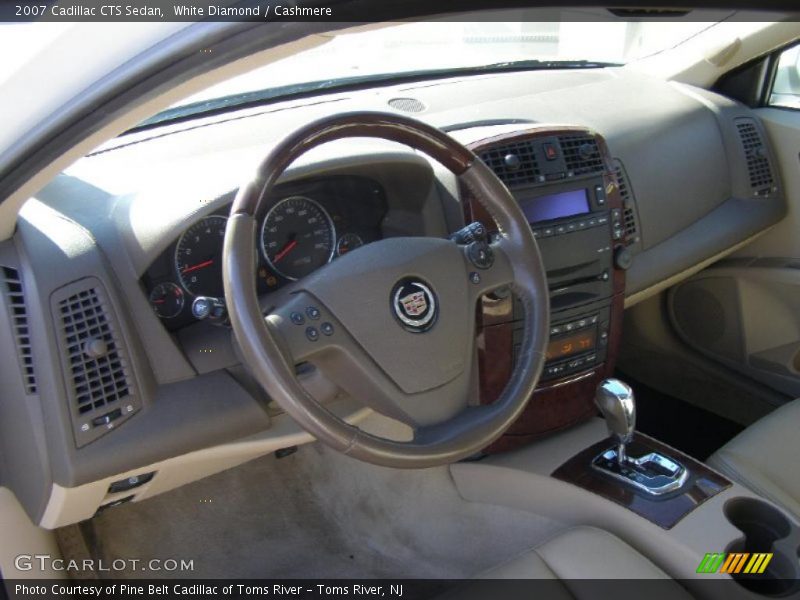 White Diamond / Cashmere 2007 Cadillac CTS Sedan