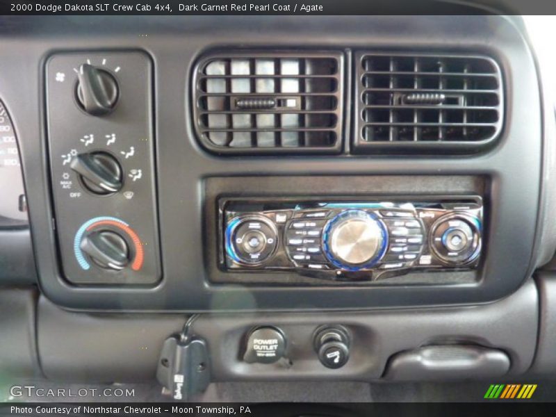 Dark Garnet Red Pearl Coat / Agate 2000 Dodge Dakota SLT Crew Cab 4x4