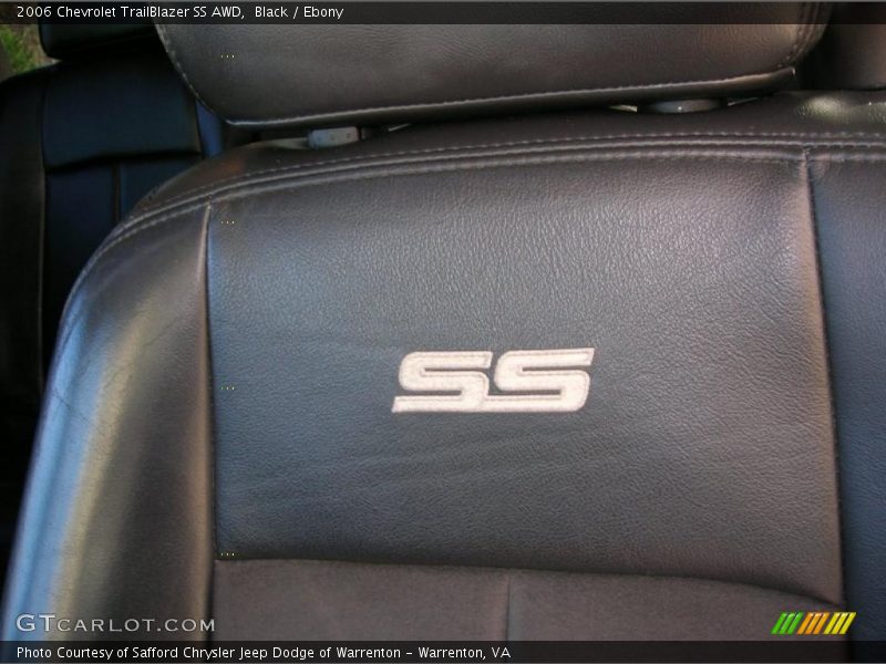 Black / Ebony 2006 Chevrolet TrailBlazer SS AWD