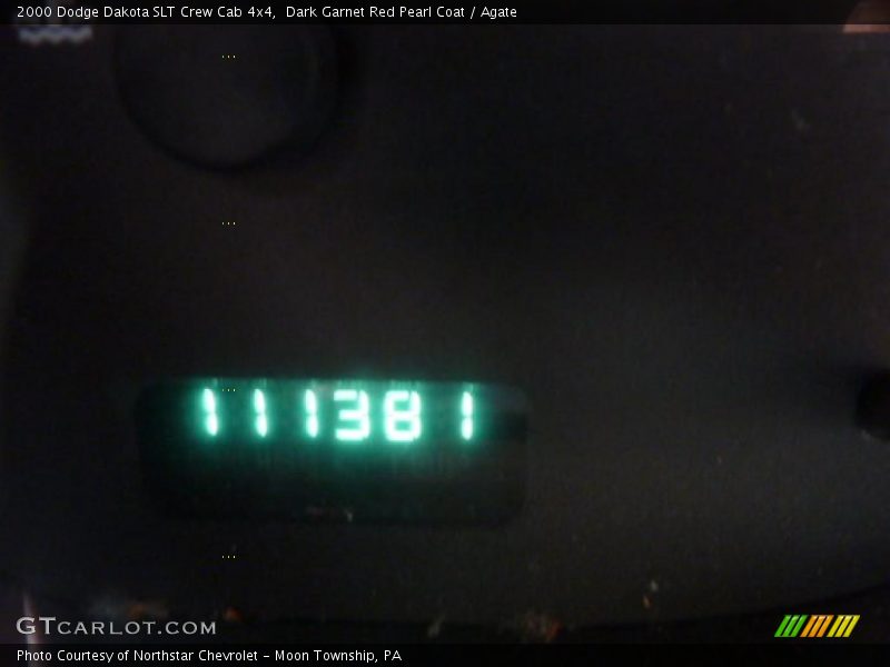 Dark Garnet Red Pearl Coat / Agate 2000 Dodge Dakota SLT Crew Cab 4x4