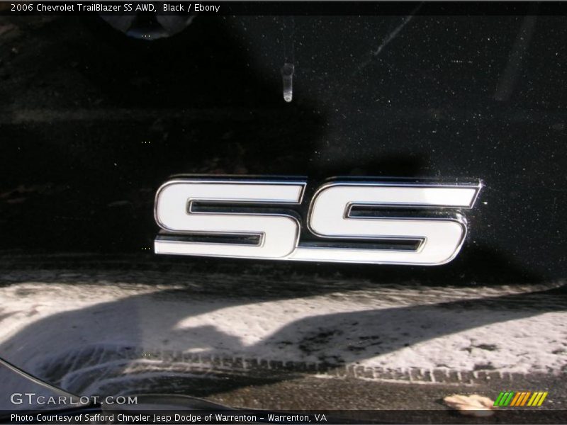 Black / Ebony 2006 Chevrolet TrailBlazer SS AWD