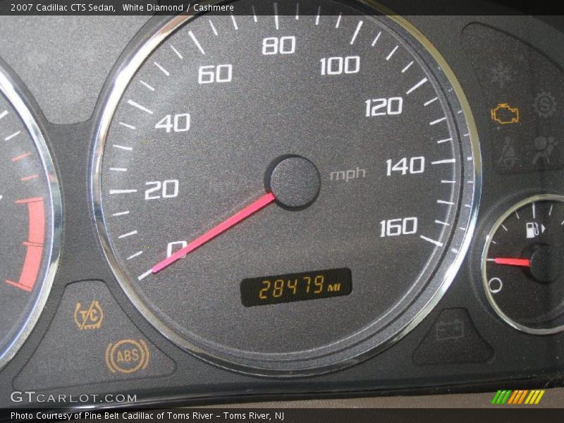 White Diamond / Cashmere 2007 Cadillac CTS Sedan