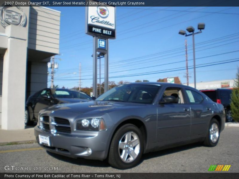 Silver Steel Metallic / Dark Slate Gray/Light Graystone 2007 Dodge Charger SXT