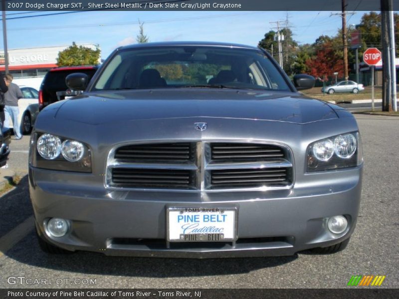 Silver Steel Metallic / Dark Slate Gray/Light Graystone 2007 Dodge Charger SXT