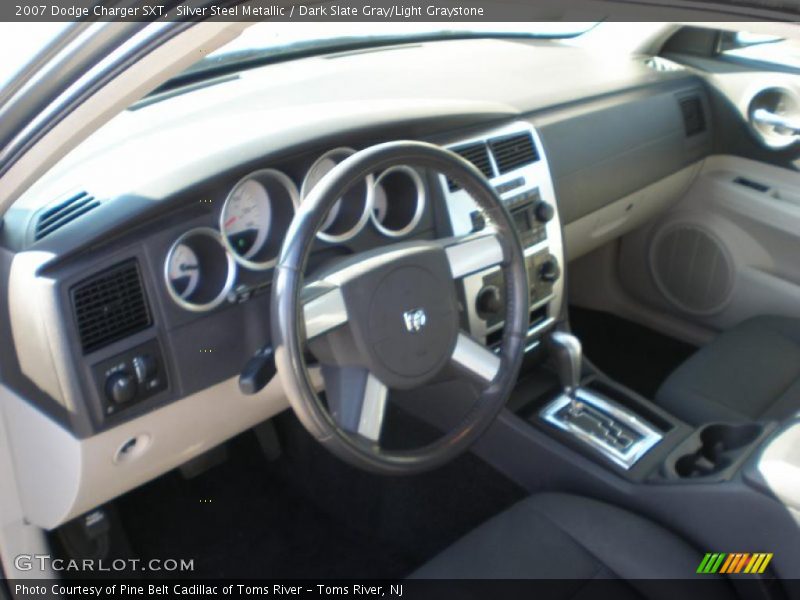 Silver Steel Metallic / Dark Slate Gray/Light Graystone 2007 Dodge Charger SXT
