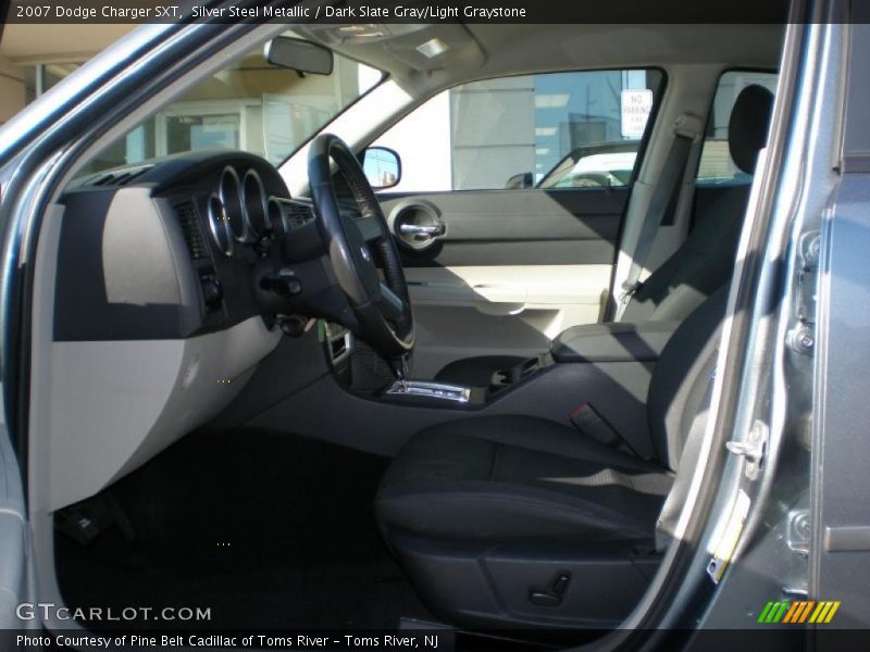 Silver Steel Metallic / Dark Slate Gray/Light Graystone 2007 Dodge Charger SXT