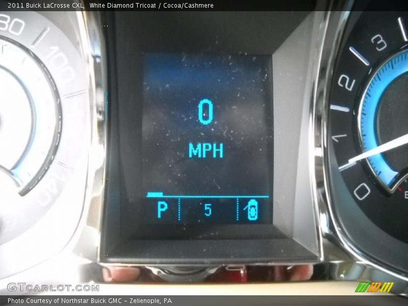 White Diamond Tricoat / Cocoa/Cashmere 2011 Buick LaCrosse CXL