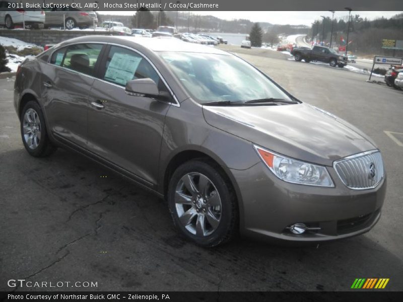 Mocha Steel Metallic / Cocoa/Cashmere 2011 Buick LaCrosse CXL AWD