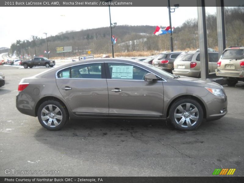 Mocha Steel Metallic / Cocoa/Cashmere 2011 Buick LaCrosse CXL AWD