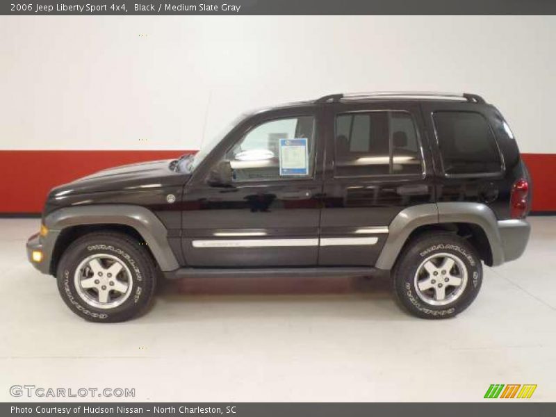 Black / Medium Slate Gray 2006 Jeep Liberty Sport 4x4