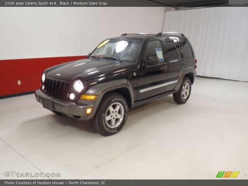 Black / Medium Slate Gray 2006 Jeep Liberty Sport 4x4