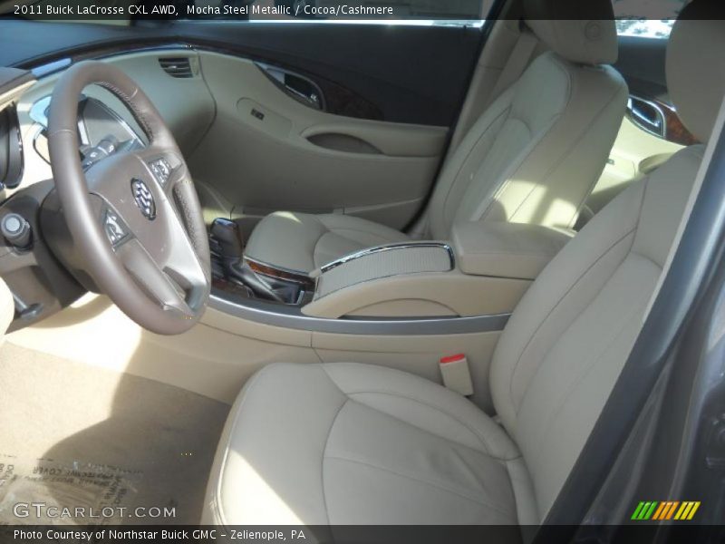 Mocha Steel Metallic / Cocoa/Cashmere 2011 Buick LaCrosse CXL AWD