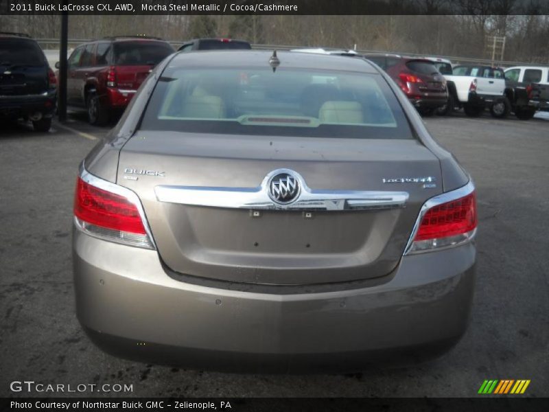 Mocha Steel Metallic / Cocoa/Cashmere 2011 Buick LaCrosse CXL AWD