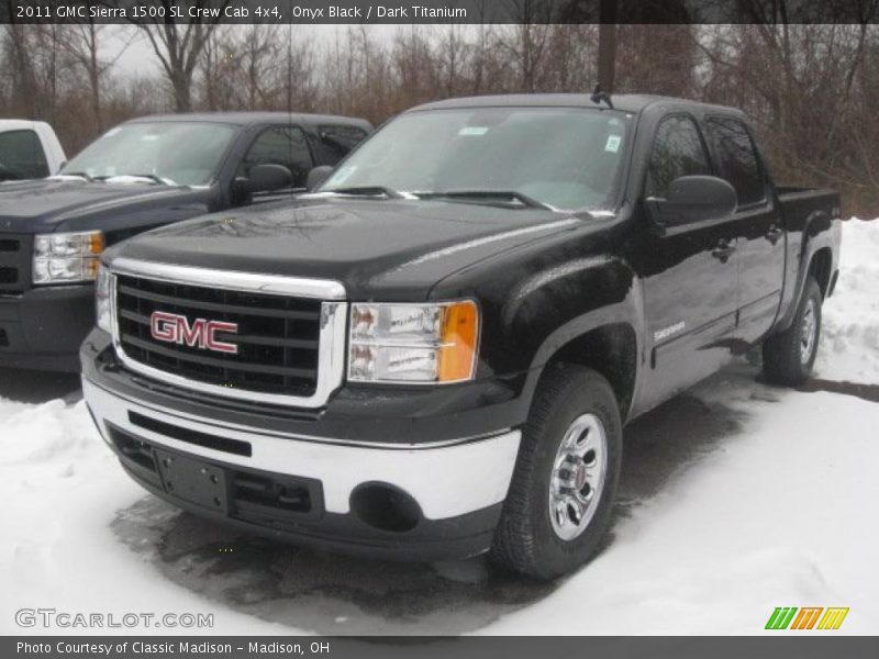 Onyx Black / Dark Titanium 2011 GMC Sierra 1500 SL Crew Cab 4x4
