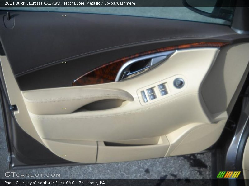 Mocha Steel Metallic / Cocoa/Cashmere 2011 Buick LaCrosse CXL AWD