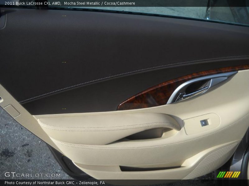 Mocha Steel Metallic / Cocoa/Cashmere 2011 Buick LaCrosse CXL AWD
