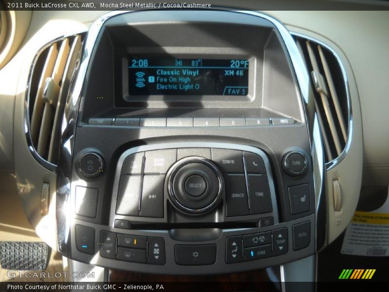 Mocha Steel Metallic / Cocoa/Cashmere 2011 Buick LaCrosse CXL AWD