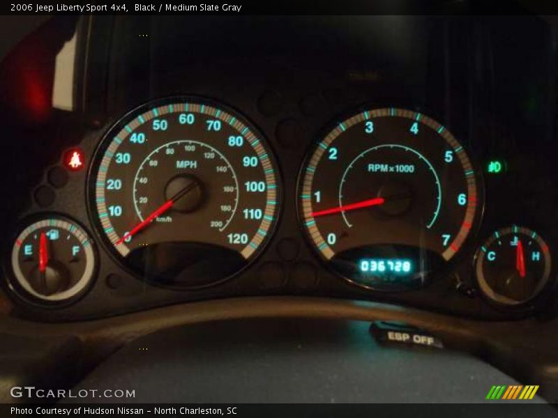 Black / Medium Slate Gray 2006 Jeep Liberty Sport 4x4