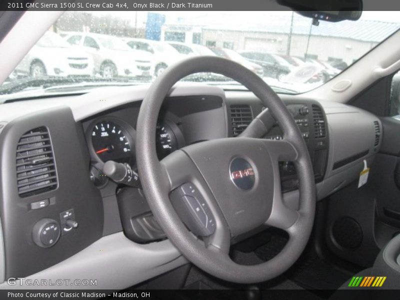 Onyx Black / Dark Titanium 2011 GMC Sierra 1500 SL Crew Cab 4x4