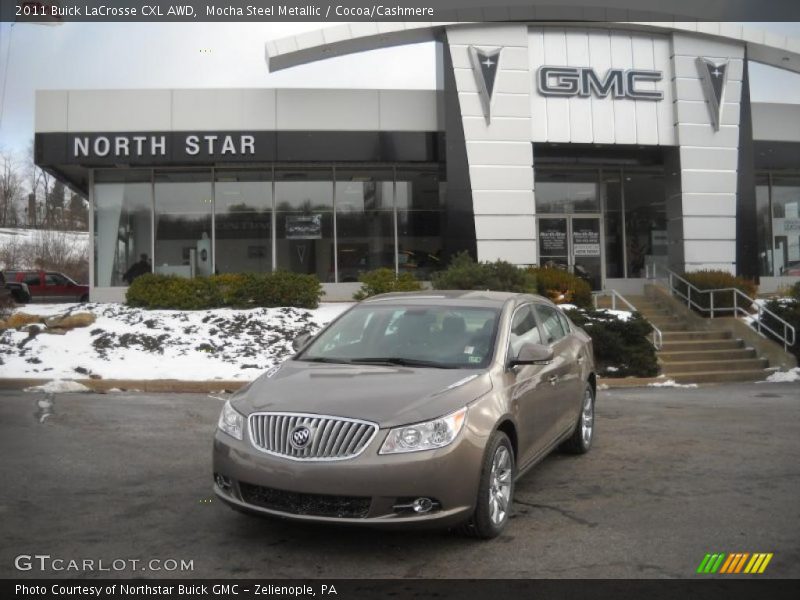 Mocha Steel Metallic / Cocoa/Cashmere 2011 Buick LaCrosse CXL AWD