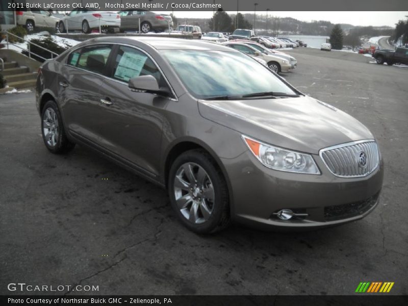 Mocha Steel Metallic / Cocoa/Cashmere 2011 Buick LaCrosse CXL AWD