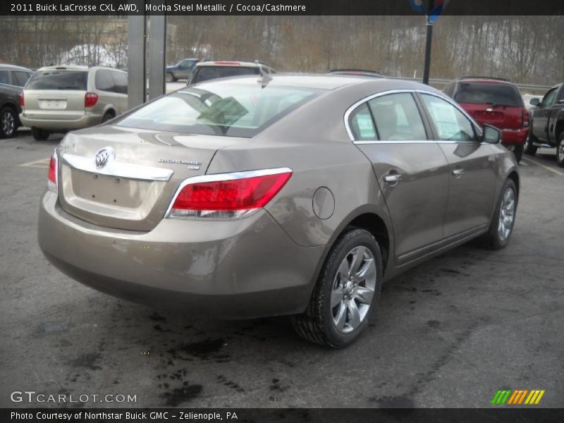 Mocha Steel Metallic / Cocoa/Cashmere 2011 Buick LaCrosse CXL AWD