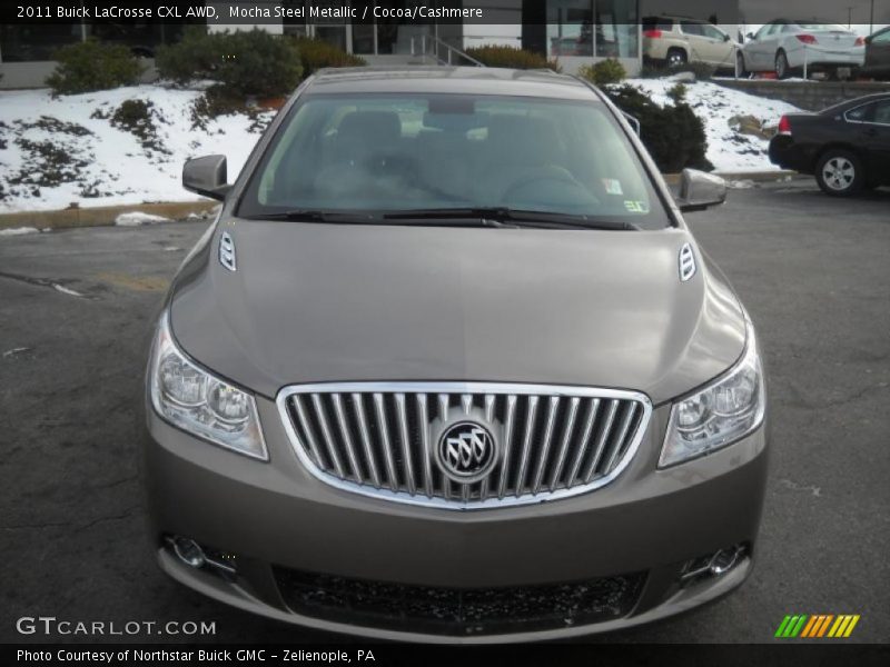 Mocha Steel Metallic / Cocoa/Cashmere 2011 Buick LaCrosse CXL AWD