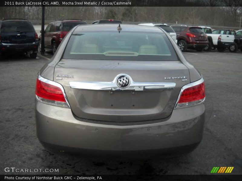 Mocha Steel Metallic / Cocoa/Cashmere 2011 Buick LaCrosse CXL AWD