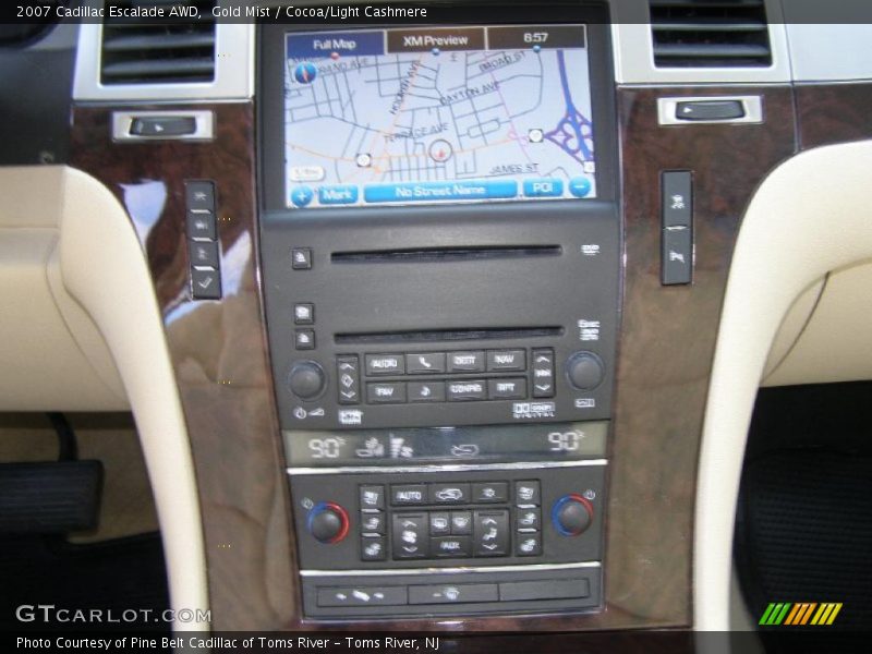Gold Mist / Cocoa/Light Cashmere 2007 Cadillac Escalade AWD