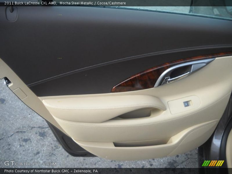 Mocha Steel Metallic / Cocoa/Cashmere 2011 Buick LaCrosse CXL AWD