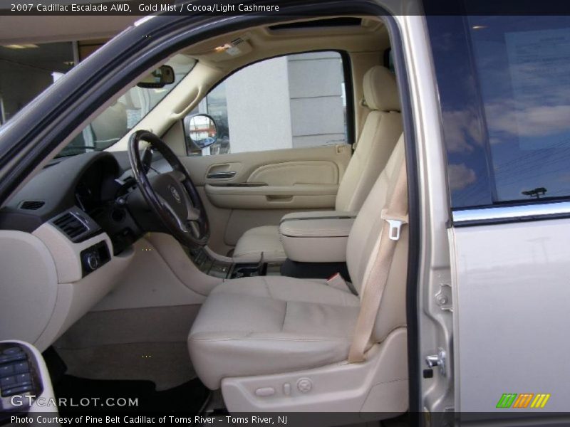 Gold Mist / Cocoa/Light Cashmere 2007 Cadillac Escalade AWD