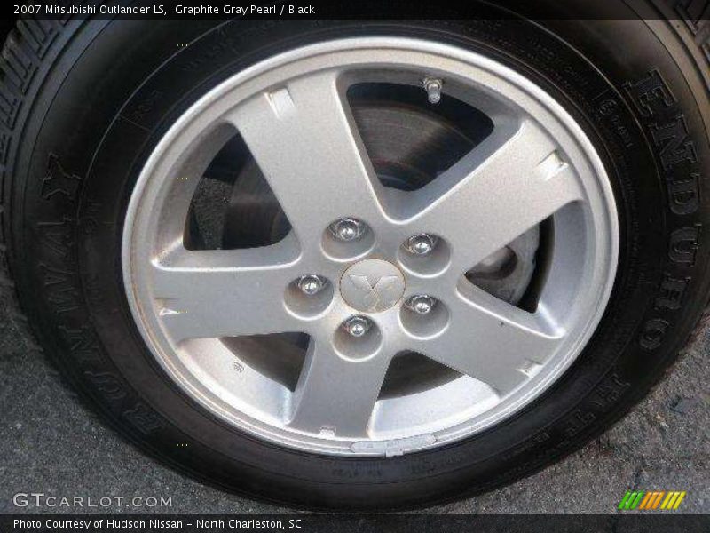 Graphite Gray Pearl / Black 2007 Mitsubishi Outlander LS