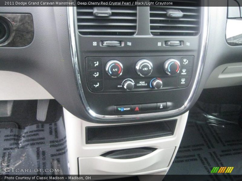 Deep Cherry Red Crystal Pearl / Black/Light Graystone 2011 Dodge Grand Caravan Mainstreet