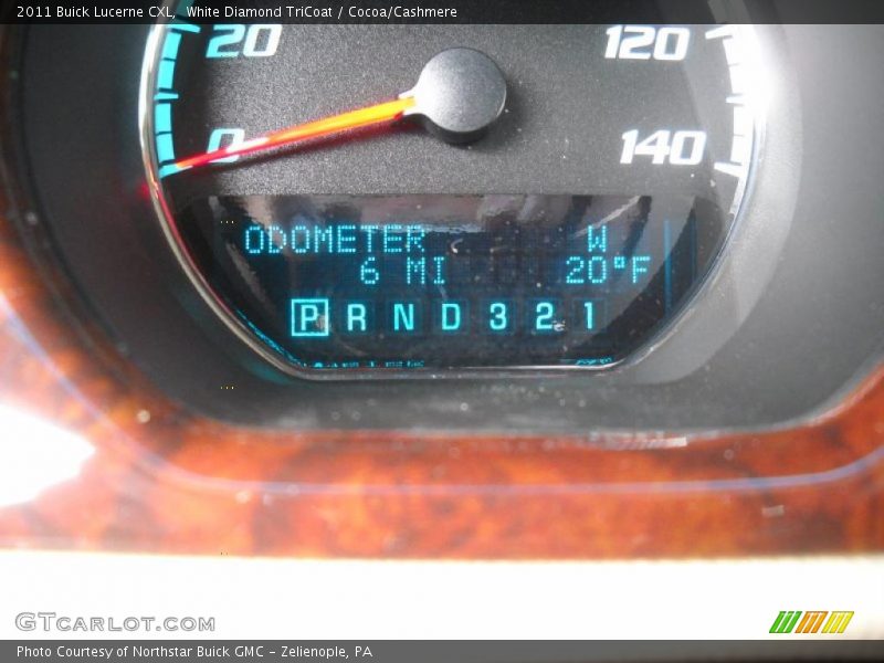 White Diamond TriCoat / Cocoa/Cashmere 2011 Buick Lucerne CXL