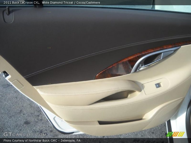 White Diamond Tricoat / Cocoa/Cashmere 2011 Buick LaCrosse CXL