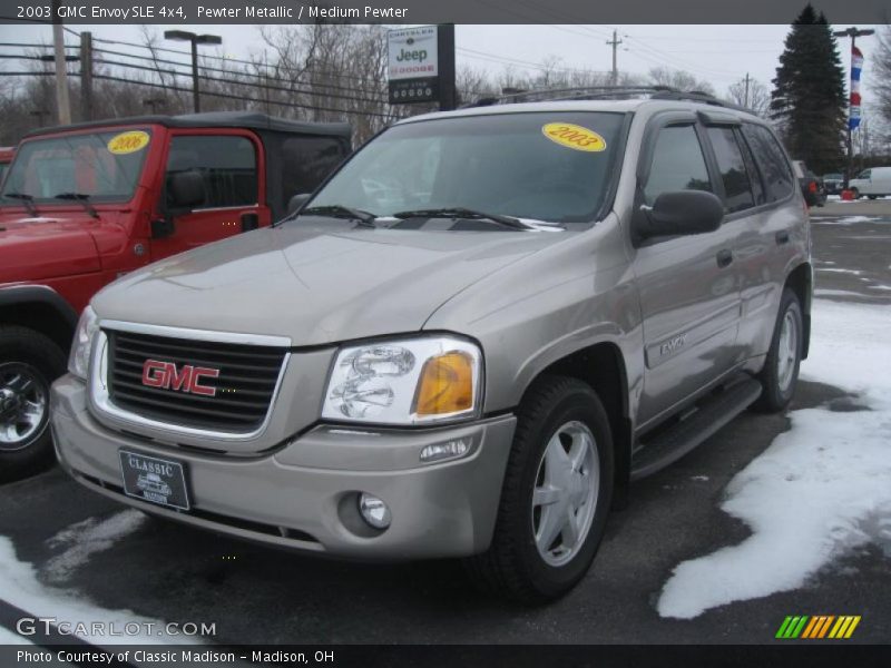 Pewter Metallic / Medium Pewter 2003 GMC Envoy SLE 4x4