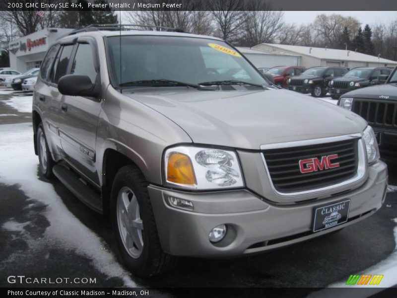 Pewter Metallic / Medium Pewter 2003 GMC Envoy SLE 4x4