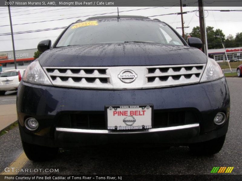 Midnight Blue Pearl / Cafe Latte 2007 Nissan Murano SL AWD