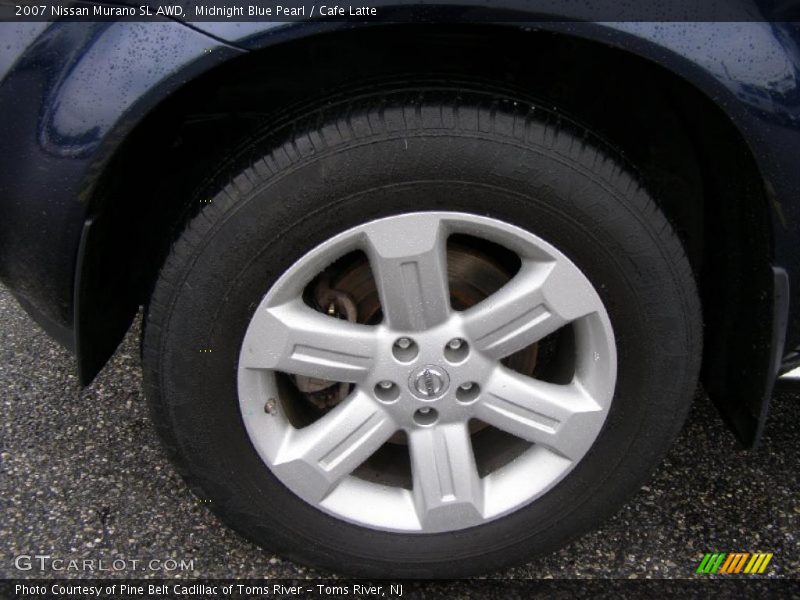 Midnight Blue Pearl / Cafe Latte 2007 Nissan Murano SL AWD