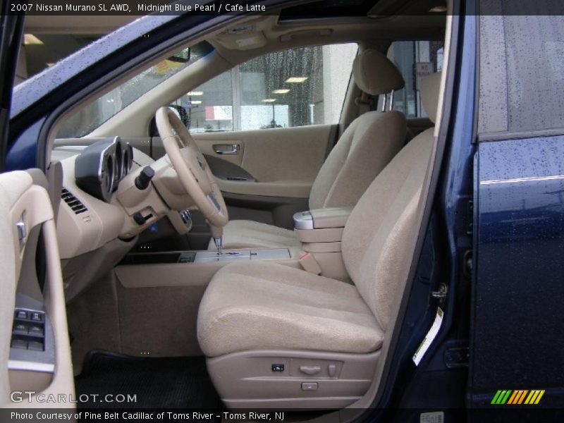 Midnight Blue Pearl / Cafe Latte 2007 Nissan Murano SL AWD
