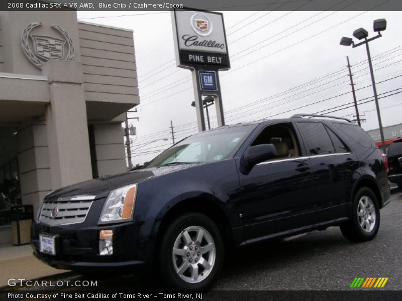 Blue Chip / Cashmere/Cocoa 2008 Cadillac SRX 4 V6 AWD