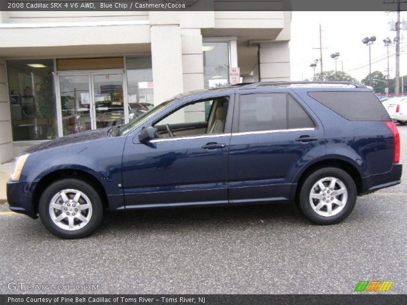 Blue Chip / Cashmere/Cocoa 2008 Cadillac SRX 4 V6 AWD